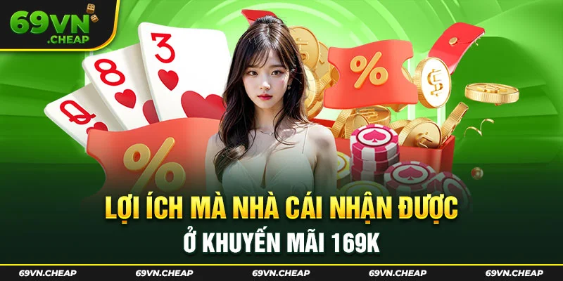 Những lợi ích mà nhà cái có thể nhận được ở 69VN nhận 169k