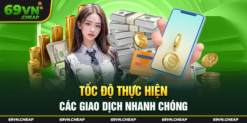 Tốc độ xử lý các thao tác được hệ thống tối ưu